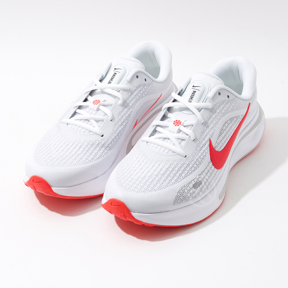 Nike Journey Run 男 紅白 休閒 緩震 氣墊 網布 透氣 跑鞋 運動 慢跑鞋 FN0228-106