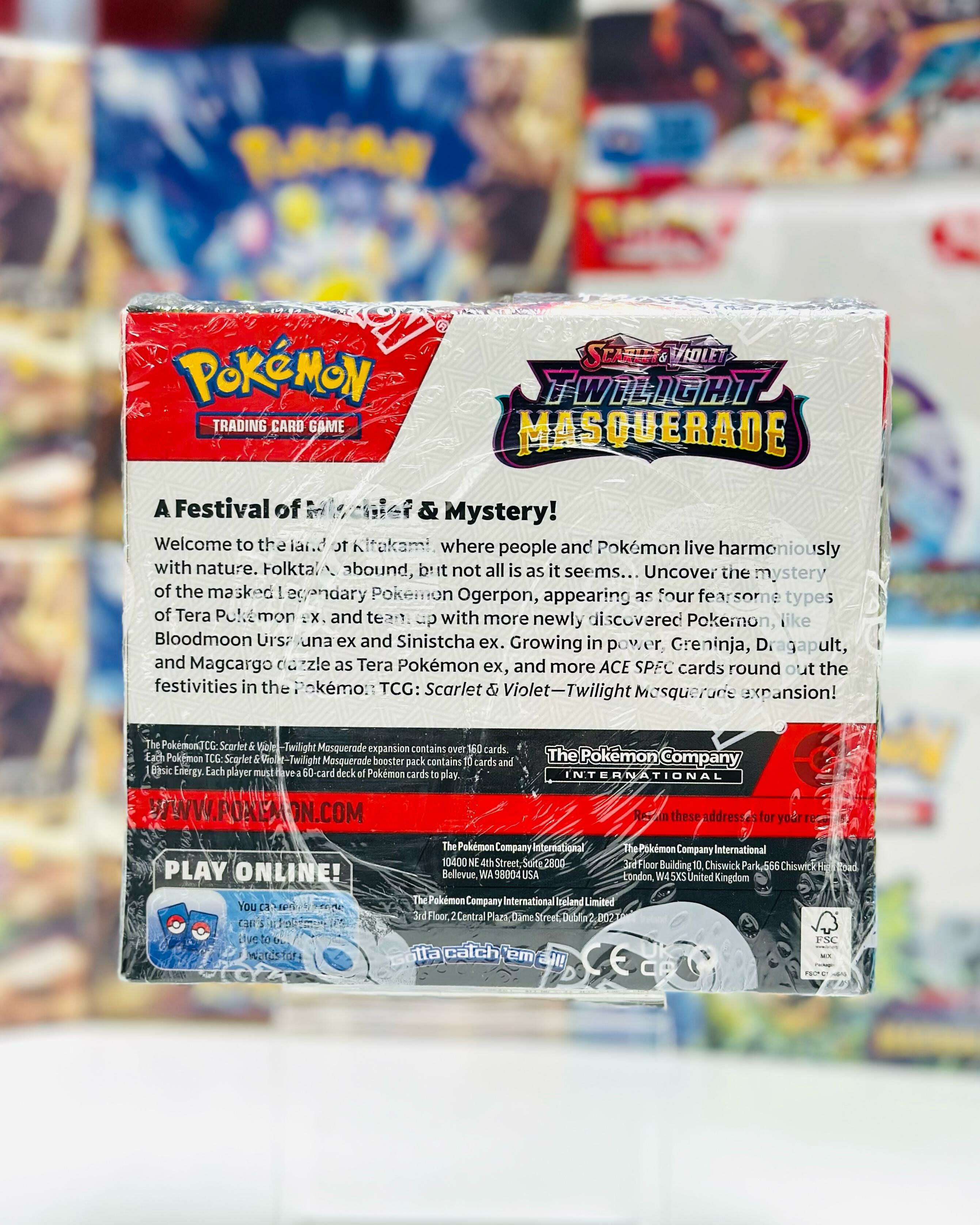 SV6  Pokemon Card [SV6] Twilight Masquerade (US version) Booster Box