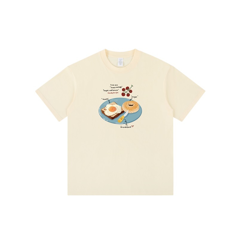 美味早餐純棉T恤上衣 五色