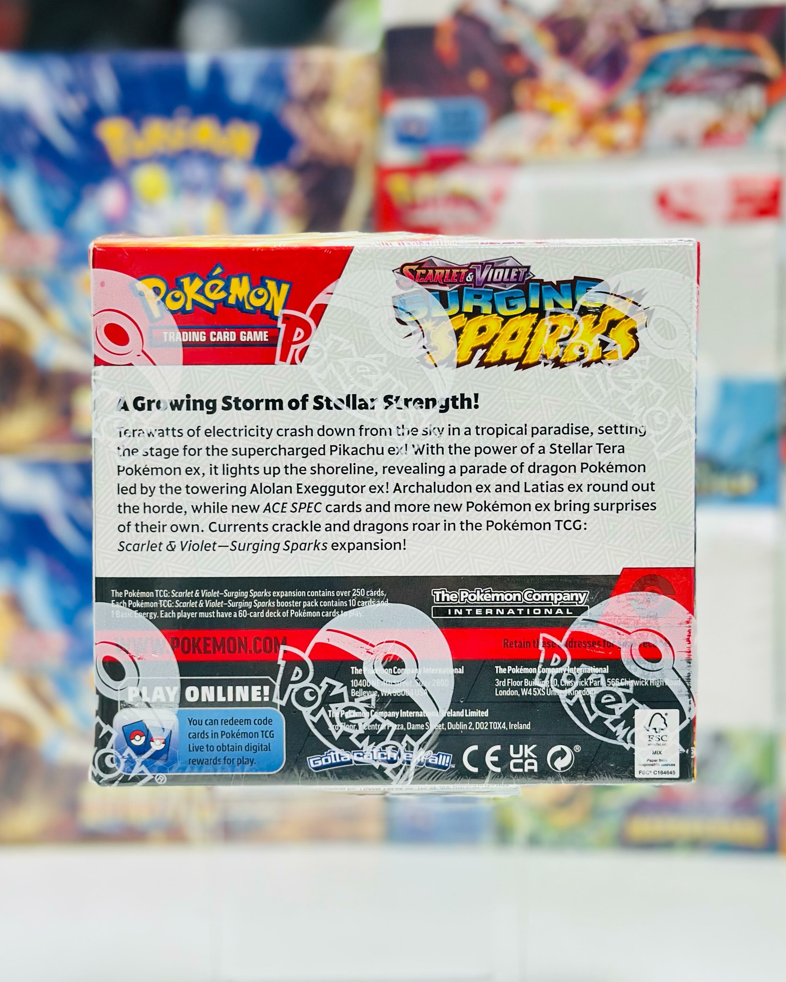 SV8  Pokemon Card [SV8] Surging Sparks (US version) Booster Box