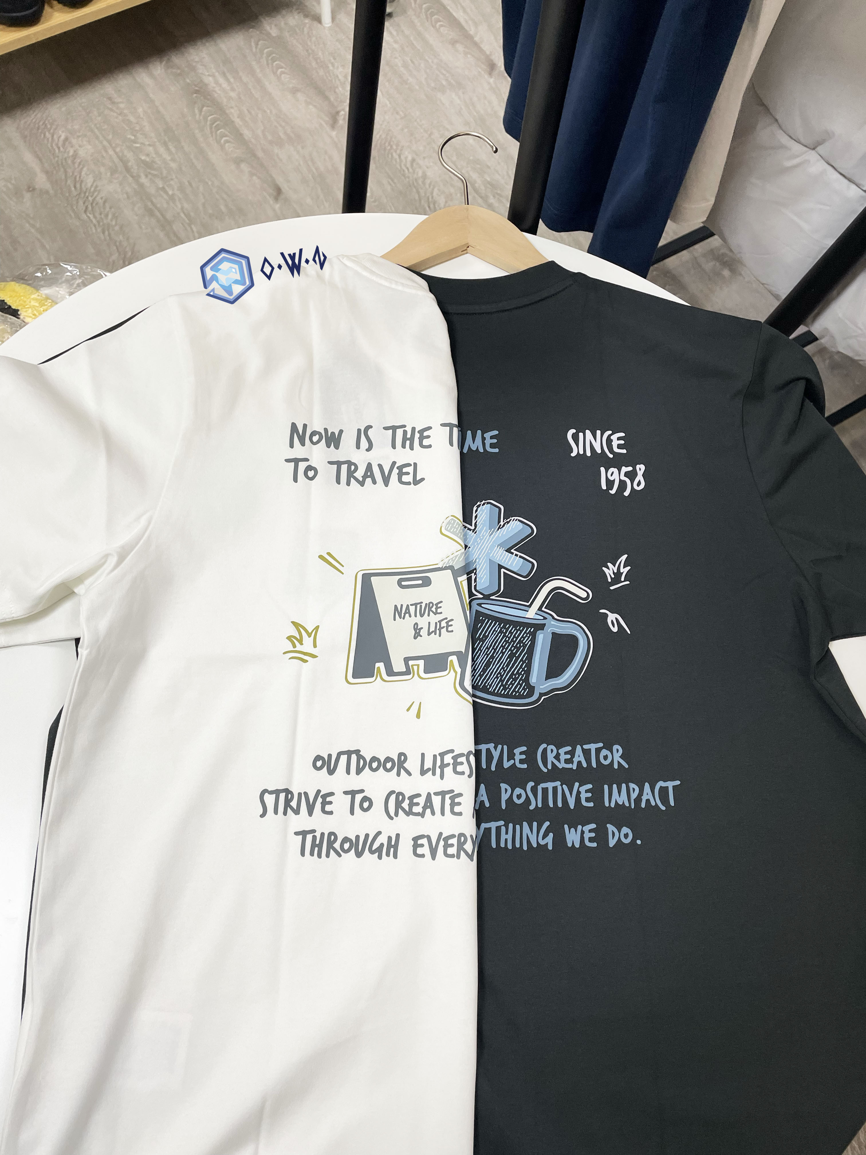 【OWN】Snow Peak 短袖上衣 雪峰 登山 戶外 露營 造型 短TEE 涼感 不分男女 白色 炭灰 S25MMFTS74