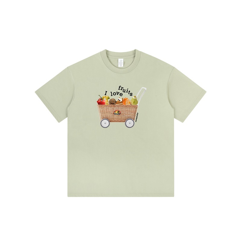 購物車印花純棉T恤上衣 四色