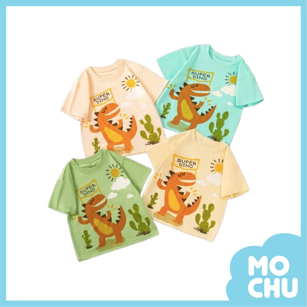 仙人掌恐龍短袖上衣(四色)