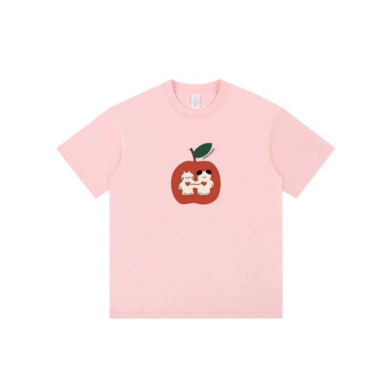 蘋果貓狗純棉T恤上衣 六色