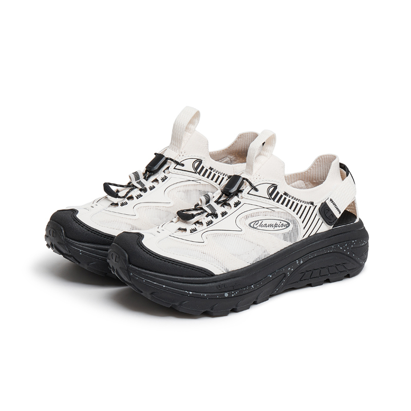 男款-Sandal Champ Xpulsar 護趾水陸機能涼鞋-奶白x黑 （U5BFCSM18U3）