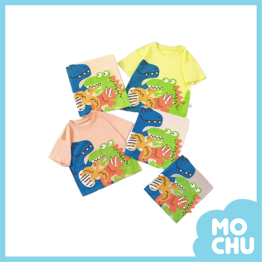 繽紛恐龍大集合短袖上衣(五色)