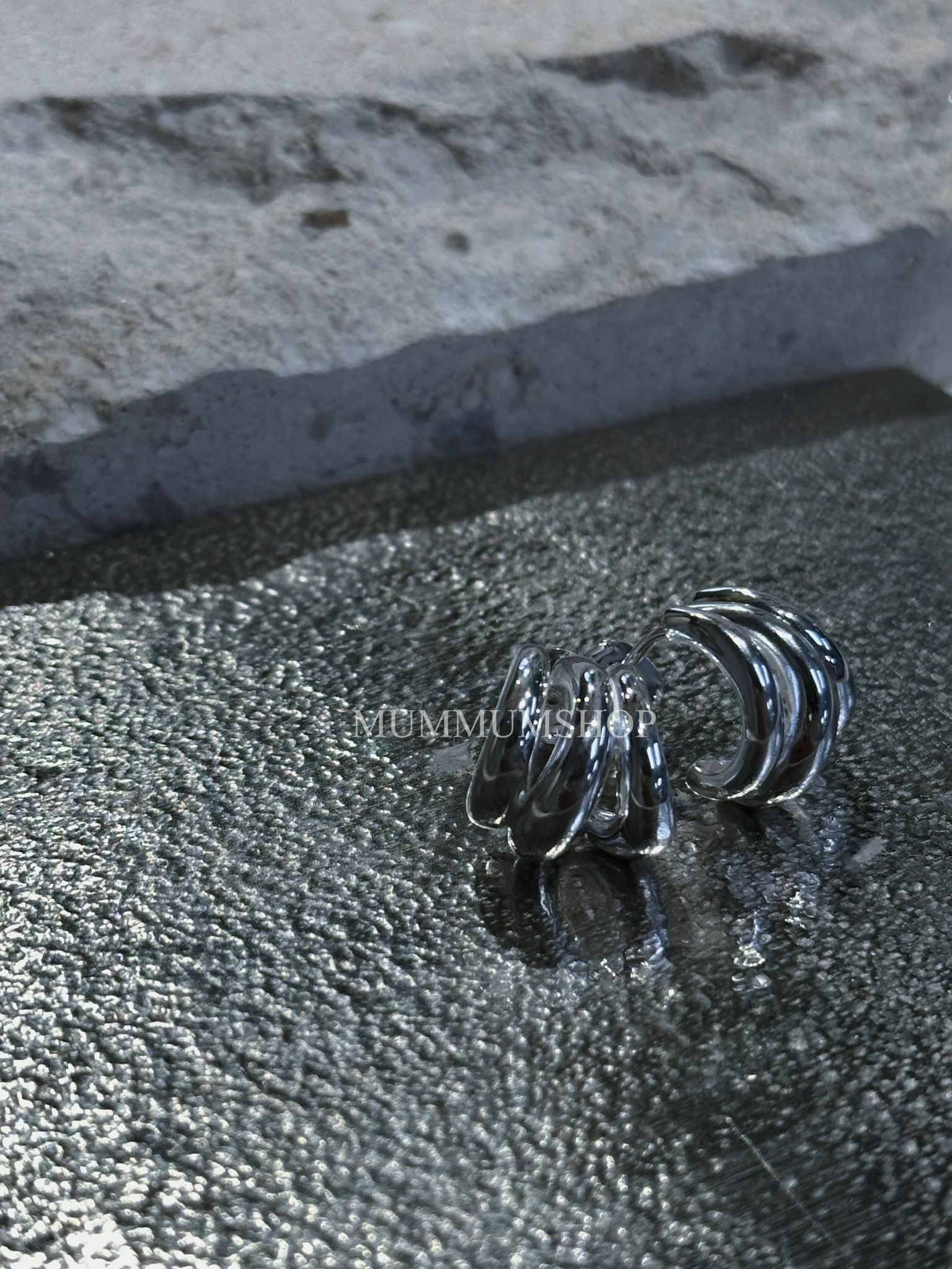 sl1124/sliver小貓爪耳環