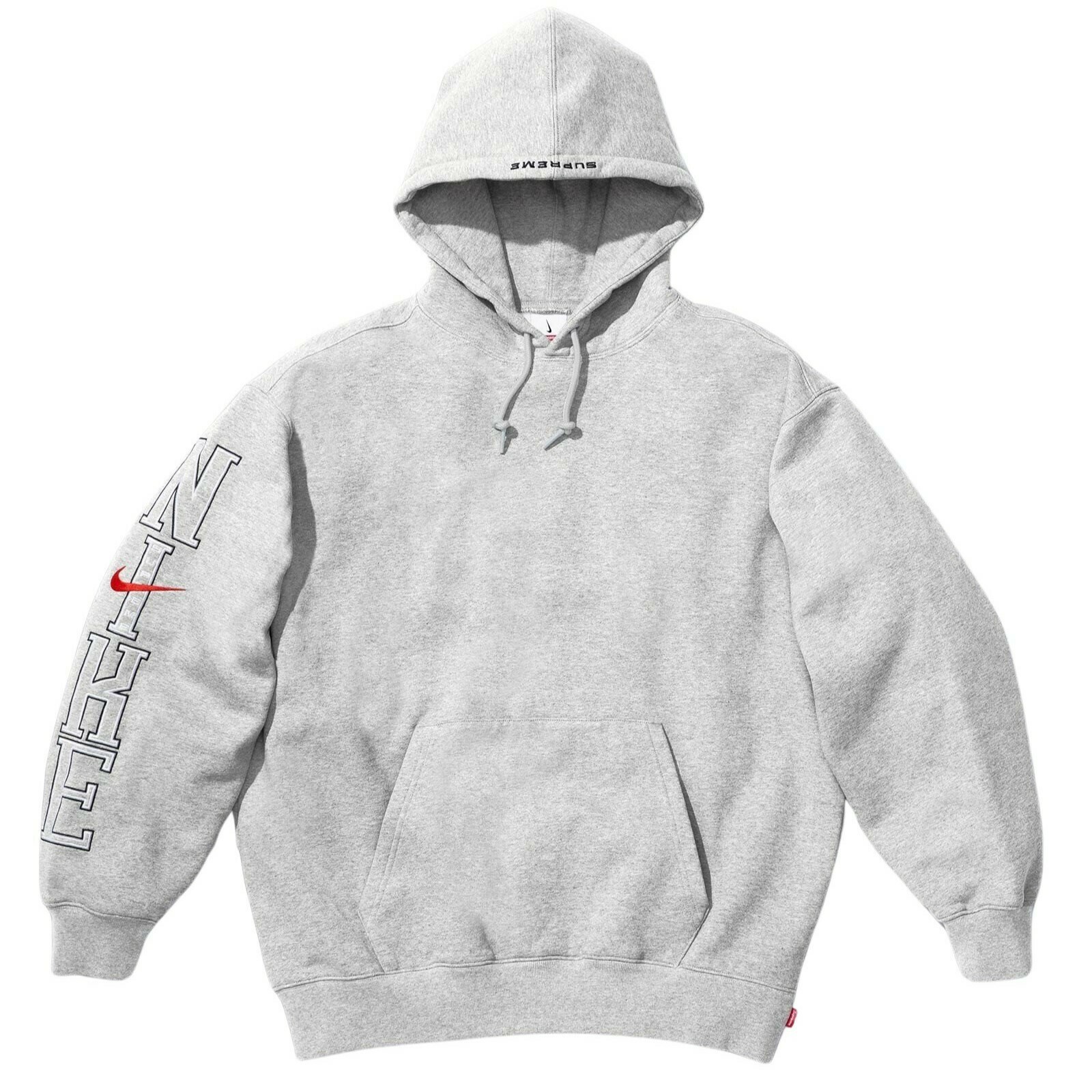SUPREME X NIKE HOODED SWEATSHIRT FULL SIZE