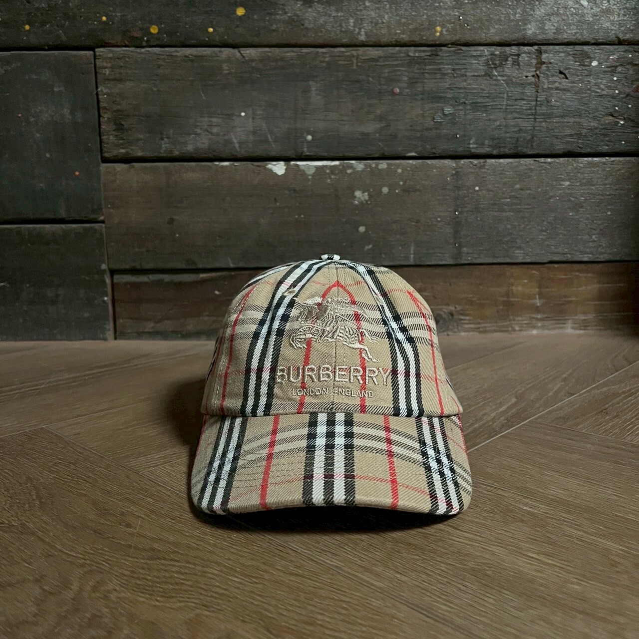 SUPREME X BURBERRY Denim 6-Panel 'Beige'