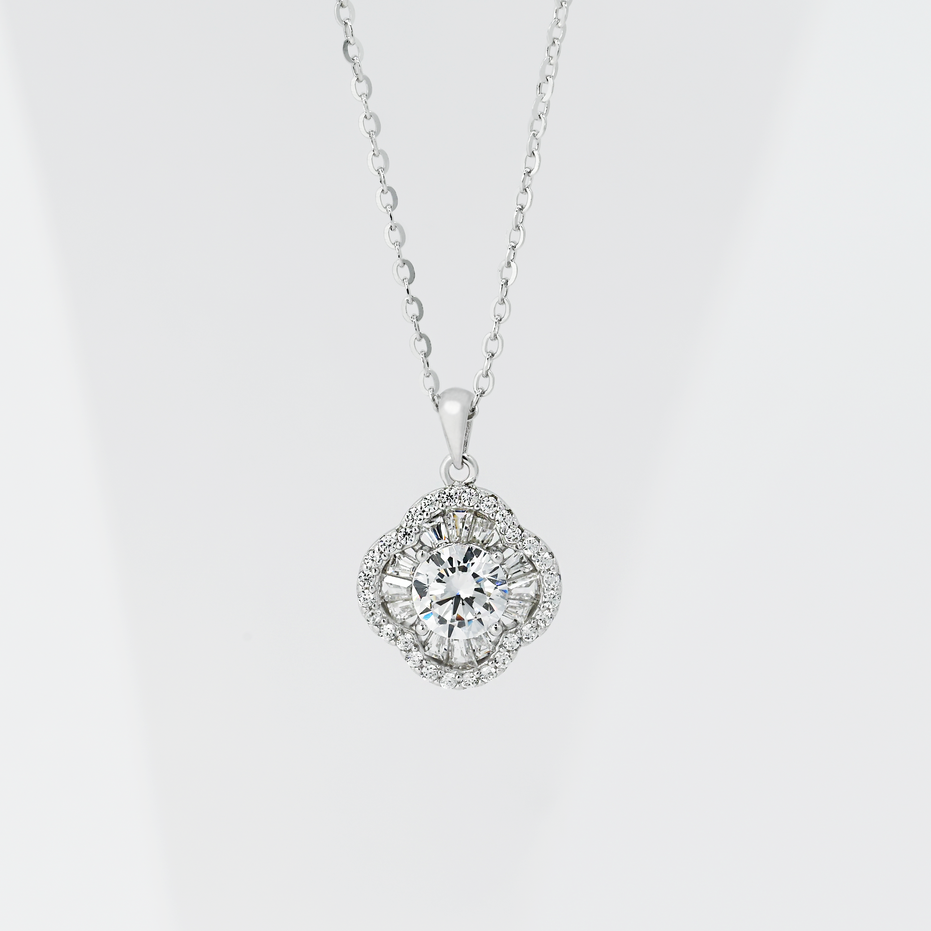 花映心光 純銀項鍊