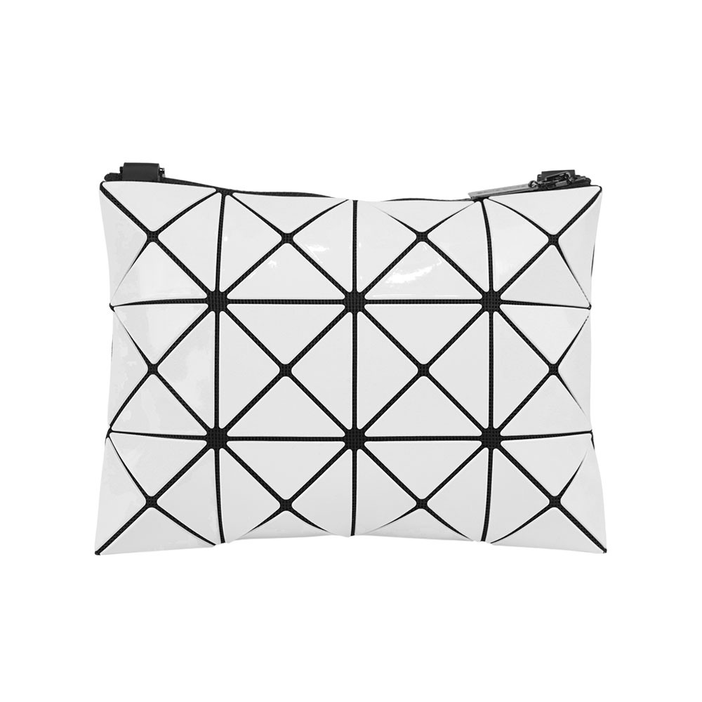 【ISSEY MIYAKE三宅一生】BAO BAO LUCENT 3X4 亮面斜背包(白色)AG056 01