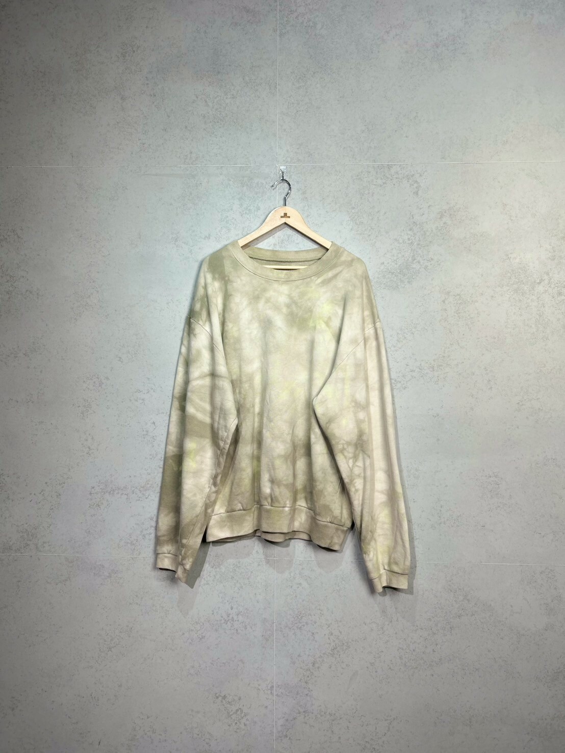 KAPITAL Tie-Dyed Cotton-Jersey Sweatshirt - Neutrals SIZE 5