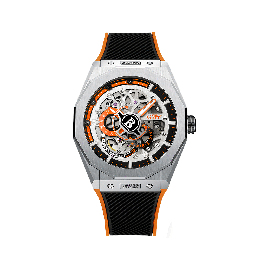 【Bonest Gatti 布加迪】 競速天使系列 BG7601-A 賽車 超跑 奔馳 撞色設計 星辰機芯 機械 手錶 競速天使 -