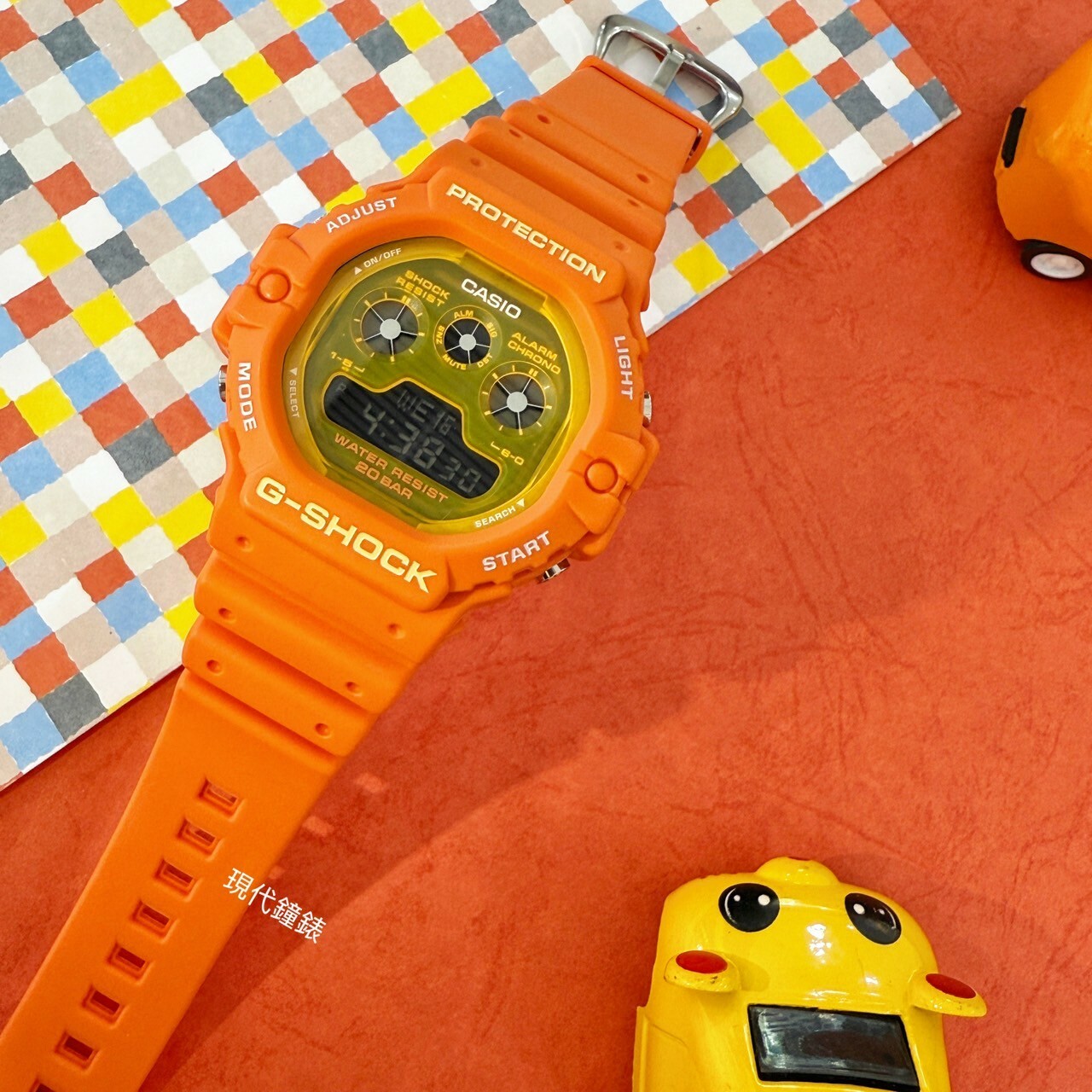 【G-SHOCK】街頭強悍電子錶 DW-5900TS-4D 46.8mm 現代鐘錶