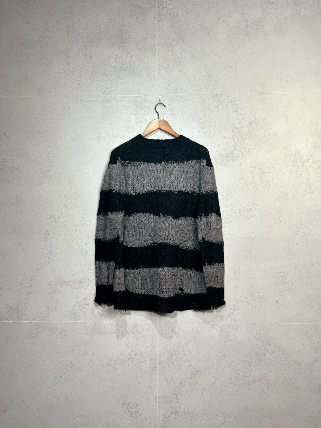 Acne Studios Acne Studios Black and gray striped sweater SIZE S