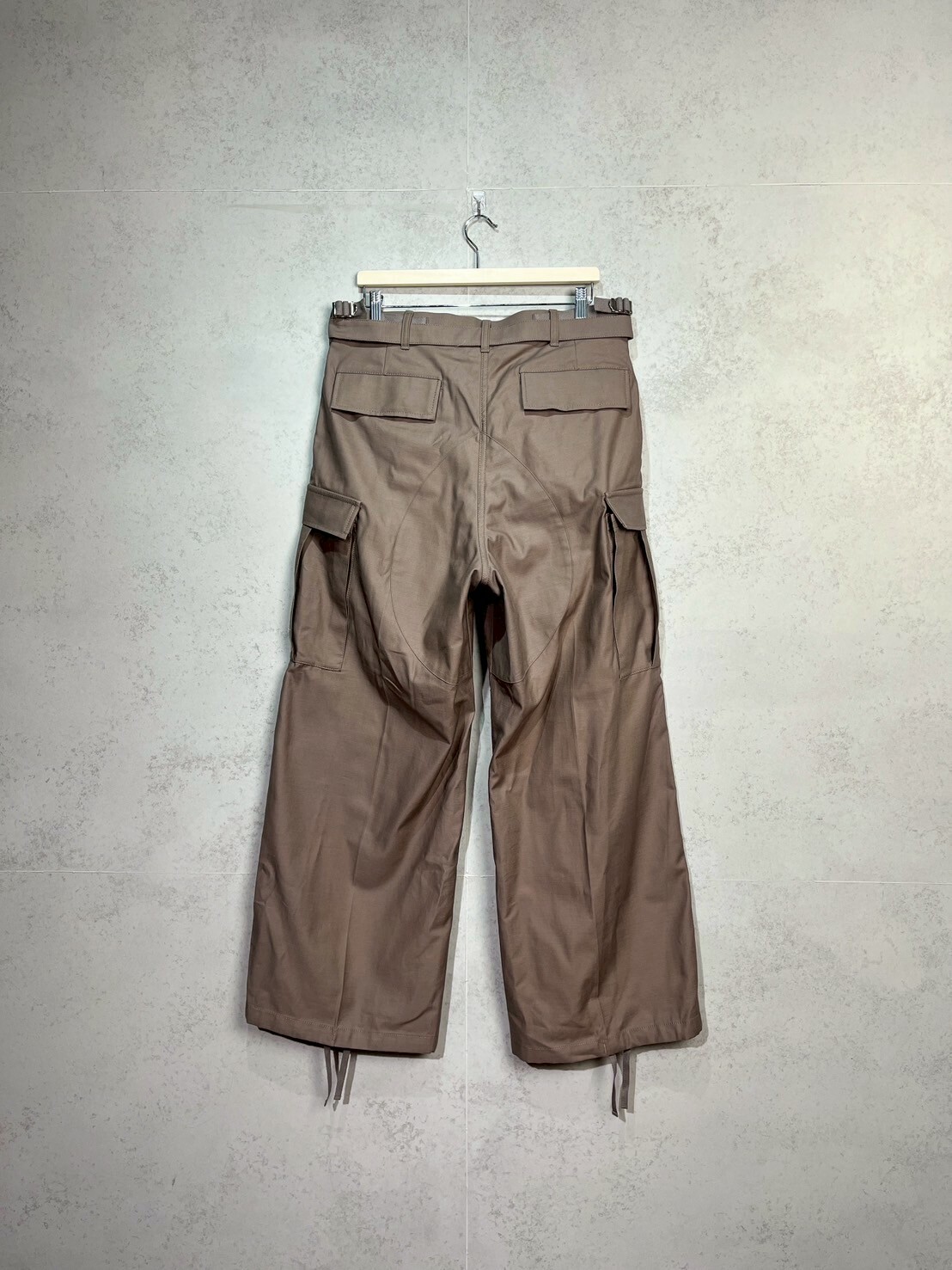 Sacai × WTAPS 25SSCotton Back Satin Pants SIZE 4