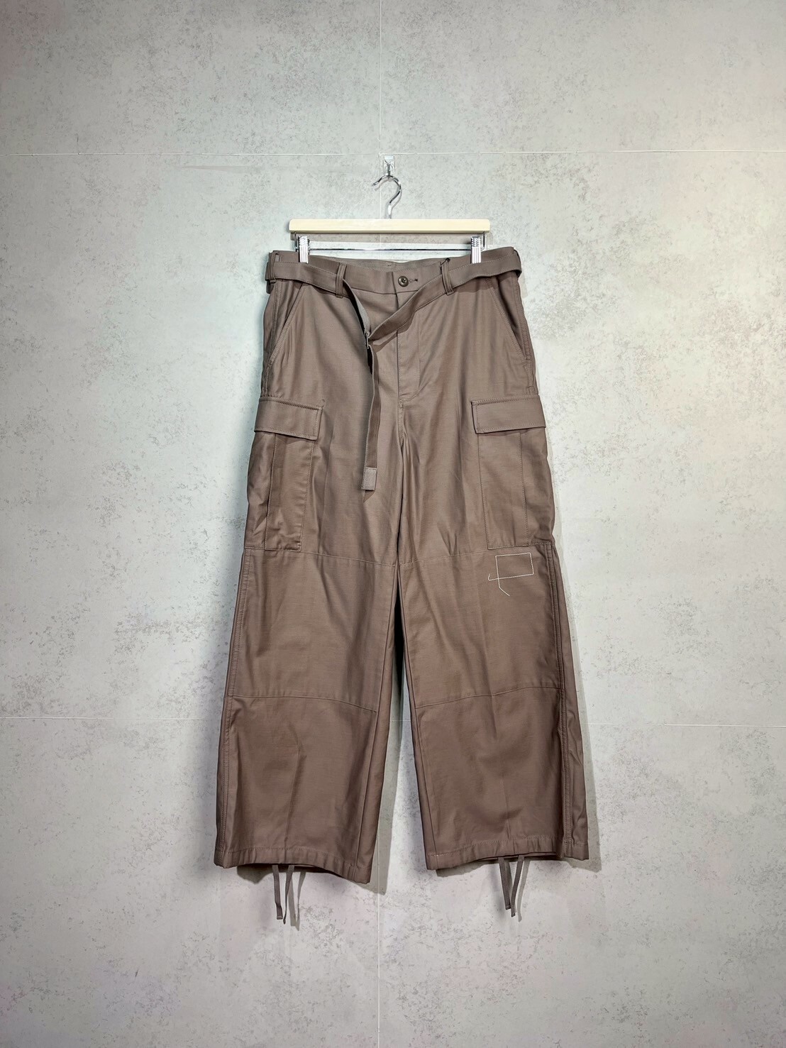 Sacai × WTAPS 25SSCotton Back Satin Pants SIZE 4
