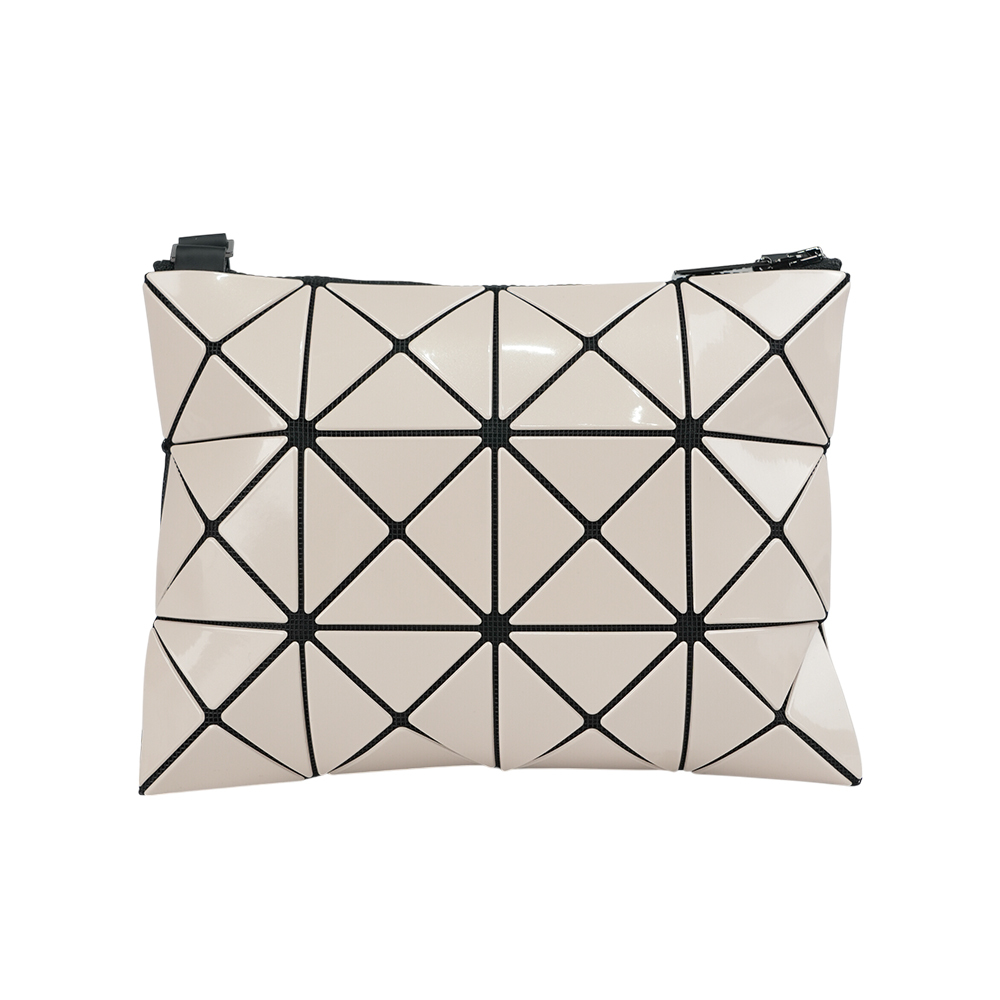 【ISSEY MIYAKE三宅一生】BAO BAO LUCENT 3X4 亮面斜背包(杏粉色)AG056 40