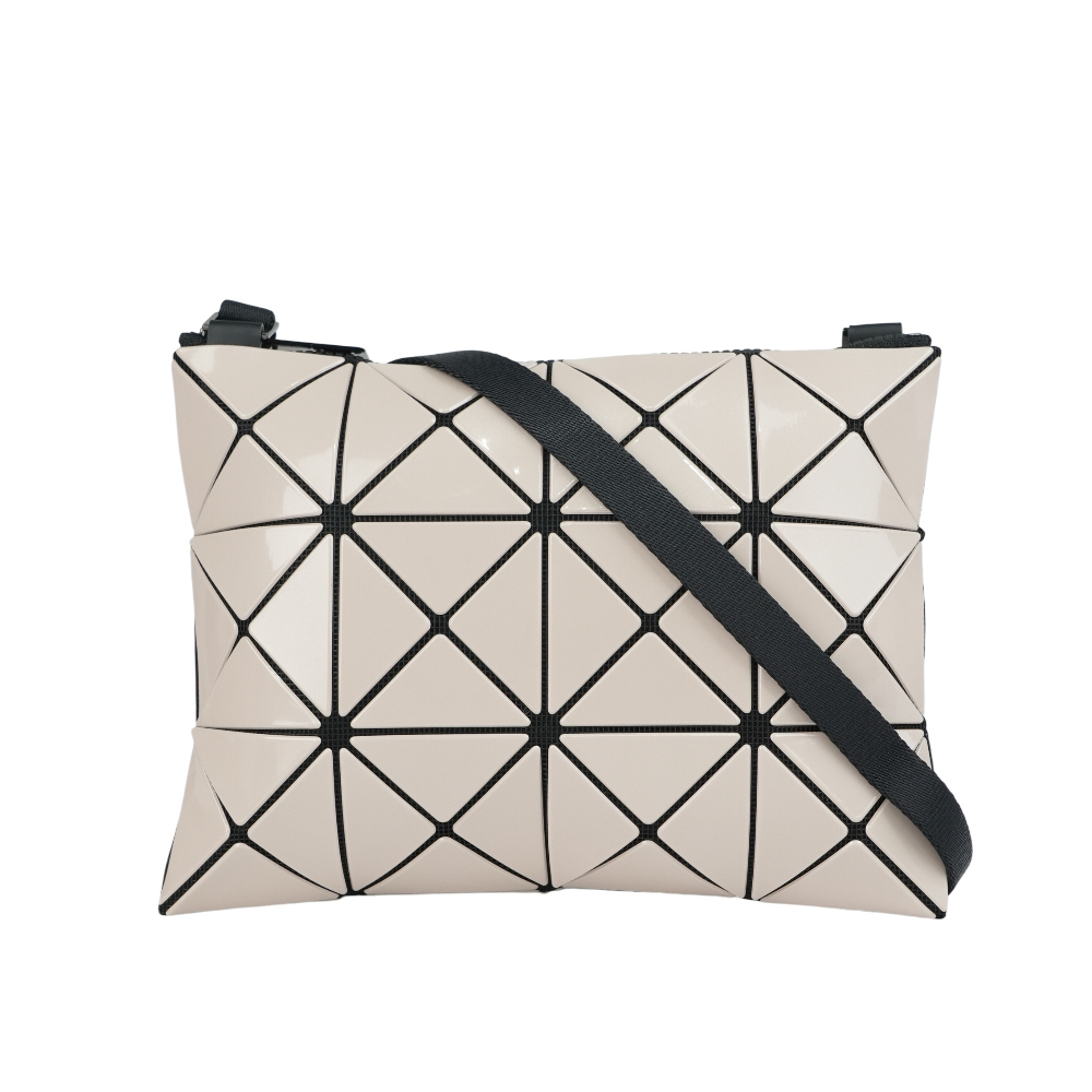 【ISSEY MIYAKE三宅一生】BAO BAO LUCENT 3X4 亮面斜背包(杏粉色)AG056 40