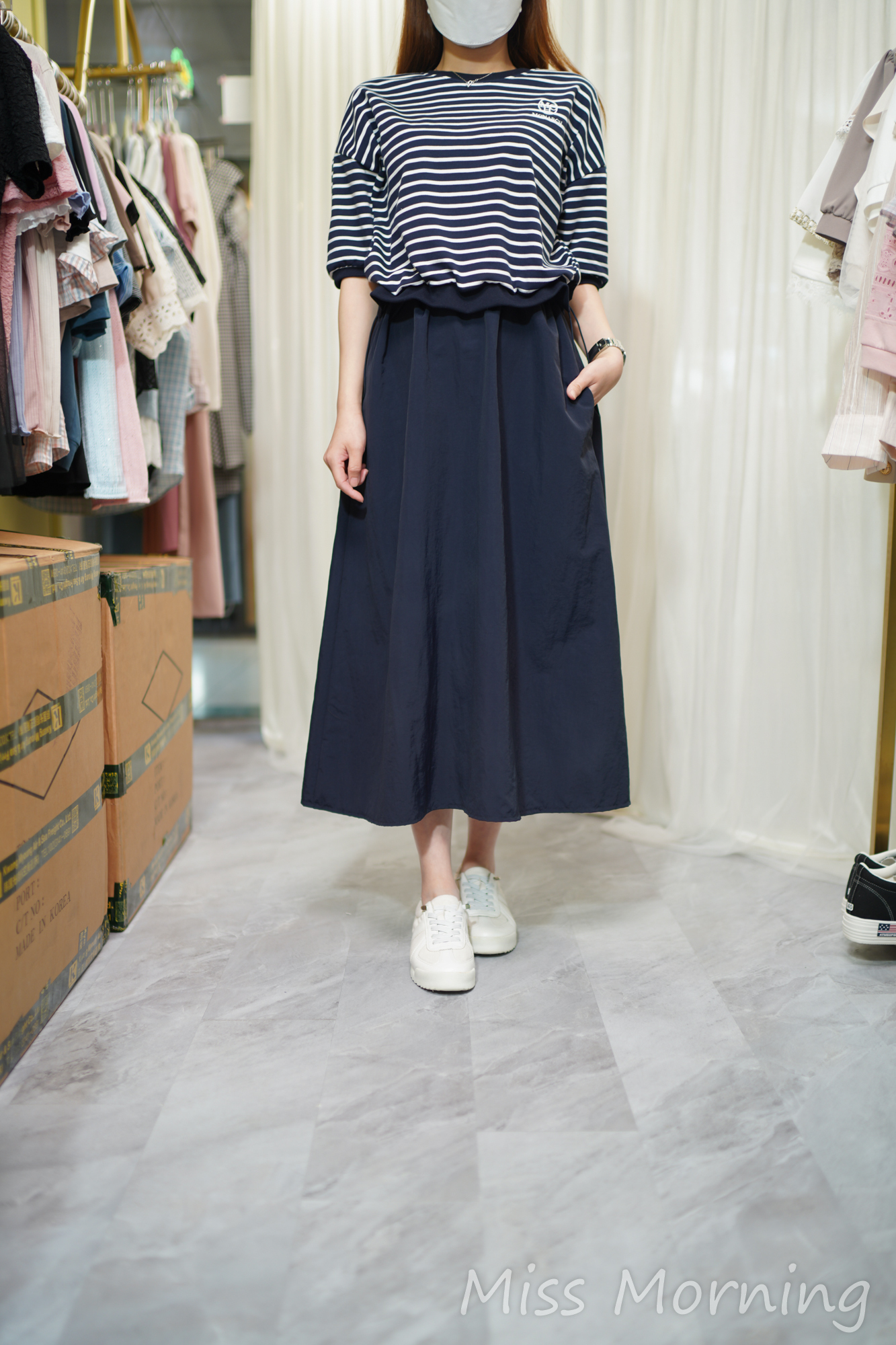 刺繡字珠底假2件Ops(14533)