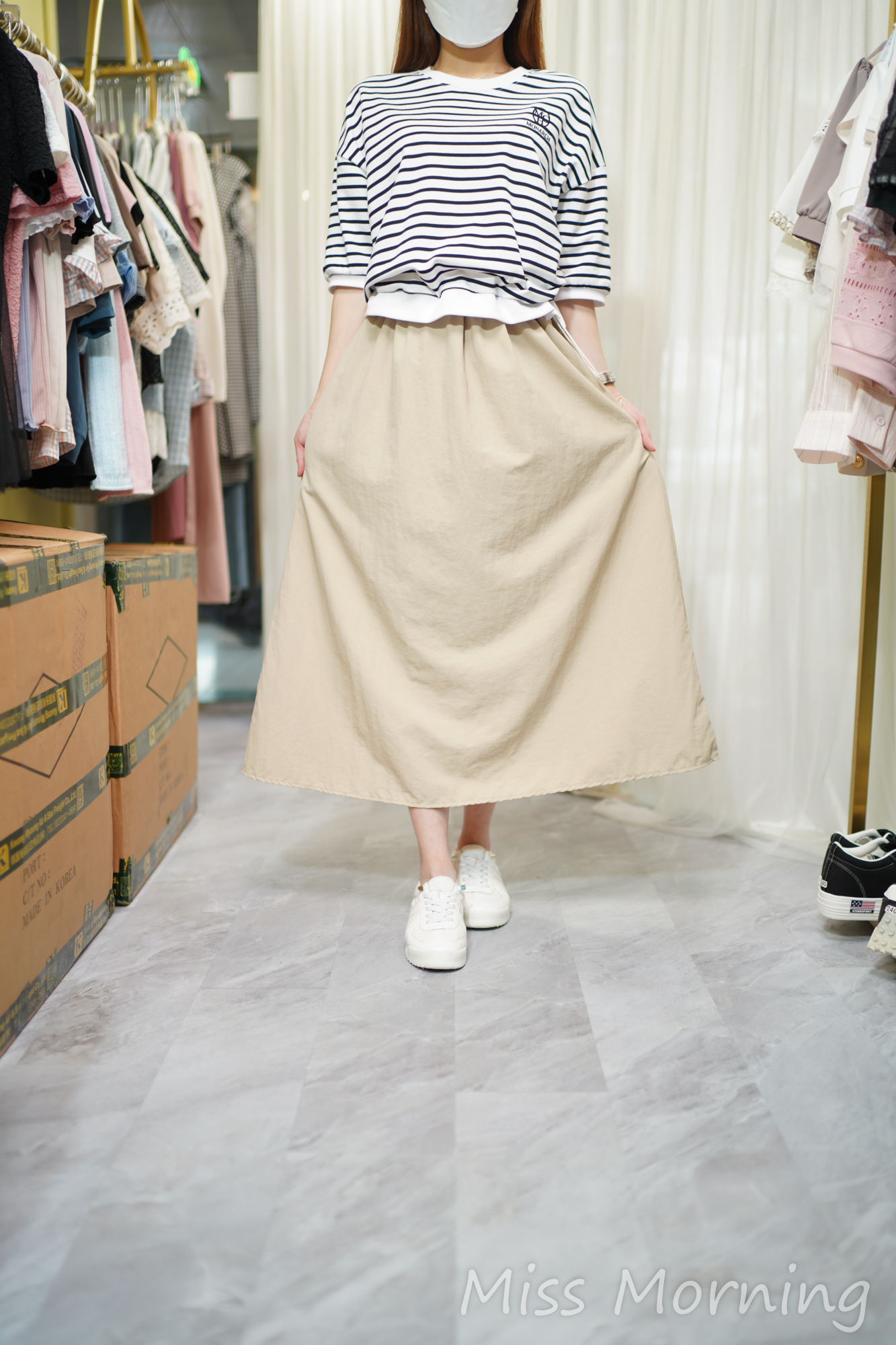 刺繡字珠底假2件Ops(14533)