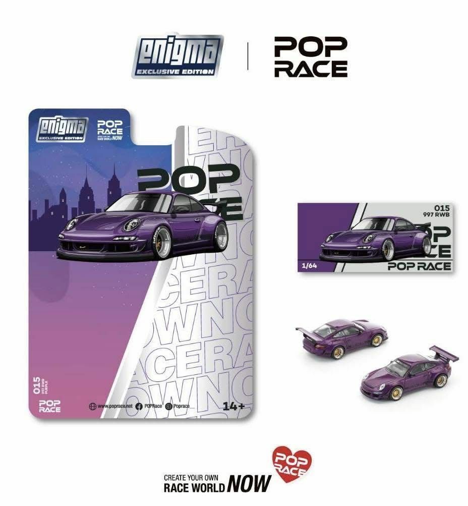 【預訂】Pop Race RWB 997 Purple