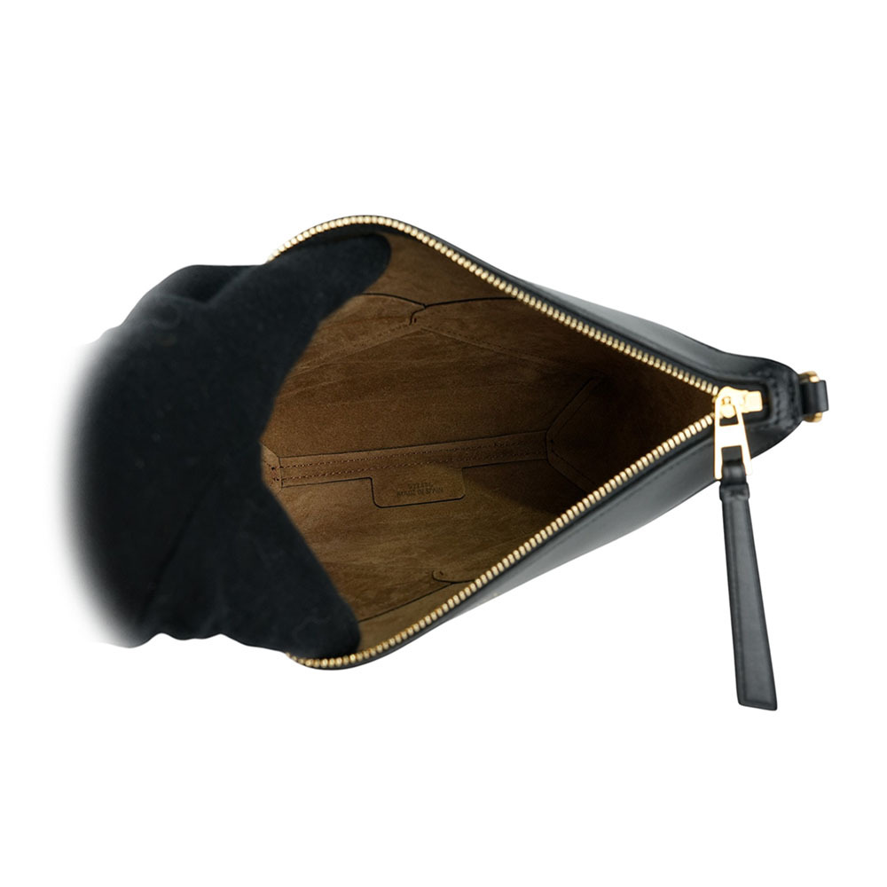 【LOEWE】Puzzle Fold 納帕小牛皮肩背/斜背多用包(黑色) C510PT1X01 1100