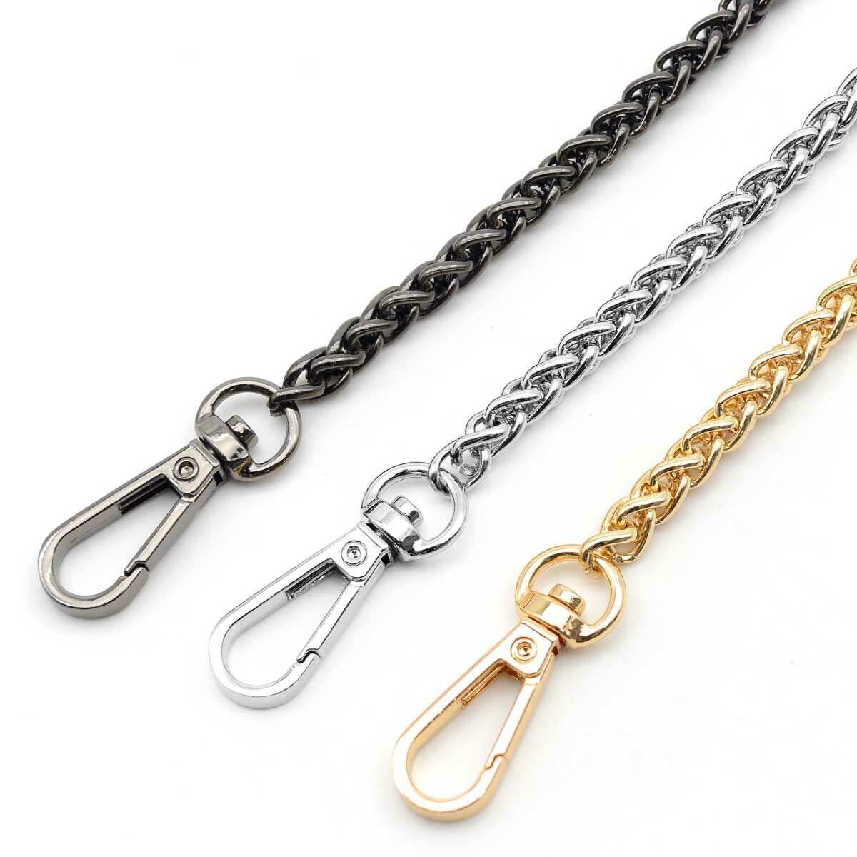 麻花金屬肩背鍊【有3個顏色可選擇】