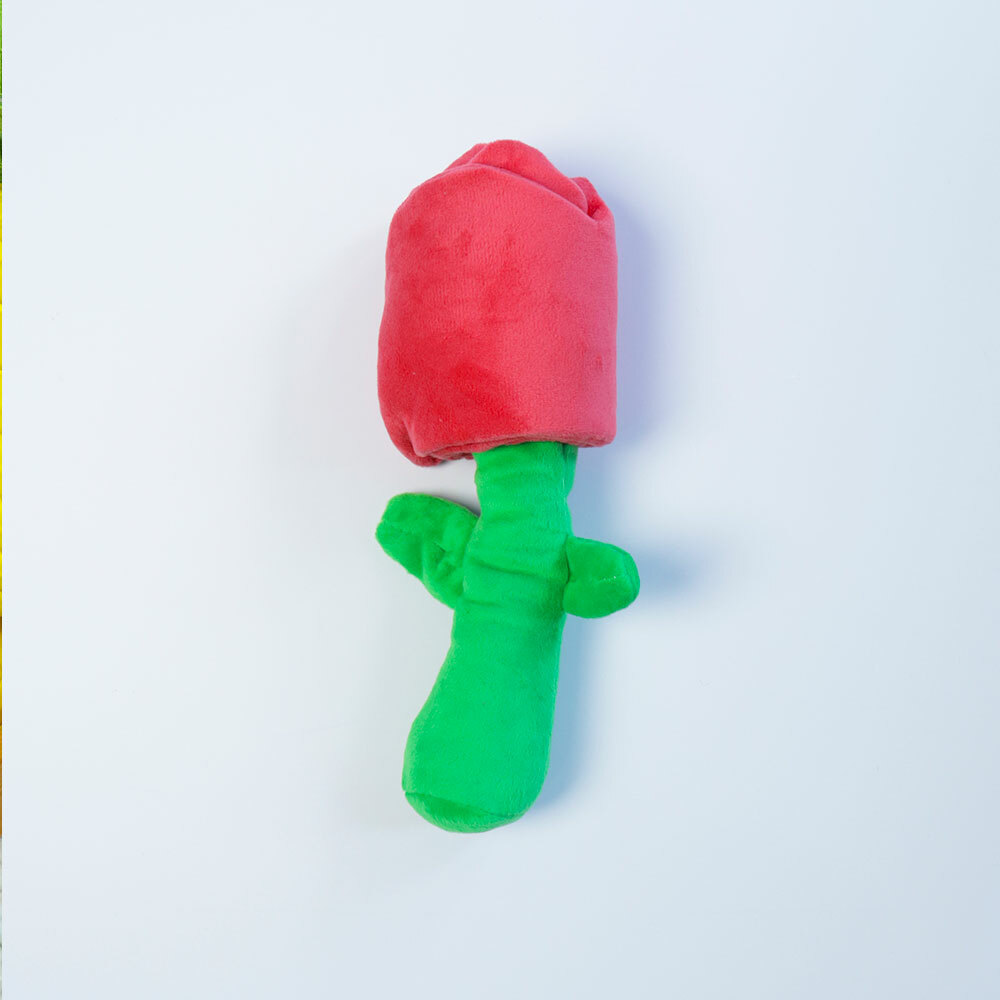 Rose Hide and Seek Toy, Valentine's Day  Gift, Squeaky Crinkle Enrichment Snuffle Mat, for Small Medium Large Dogs