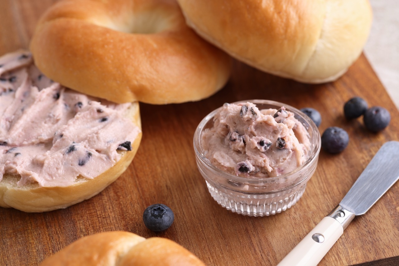 藍莓乳酪抹醬貝果組(冷凍)-2入組