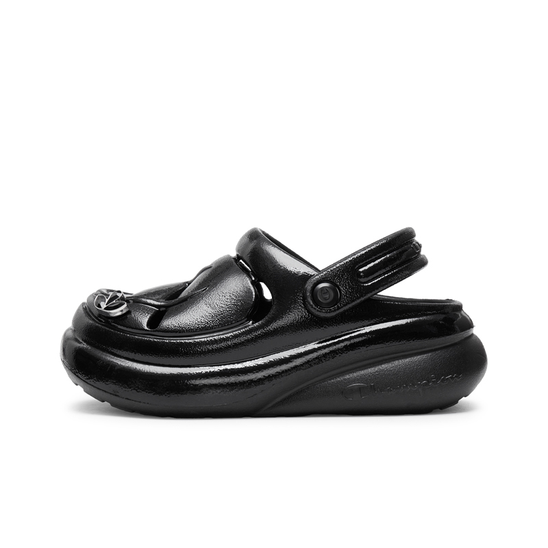 女款-Sandal Yoshi 1 泡芙洞洞鞋-黑色（U5BFCSW06U8）