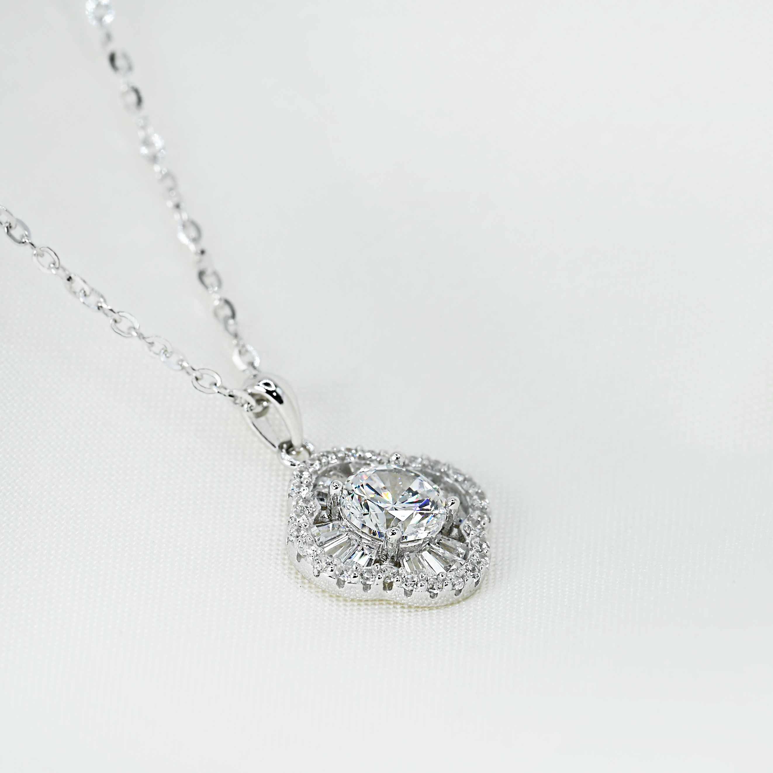 花映心光 純銀項鍊