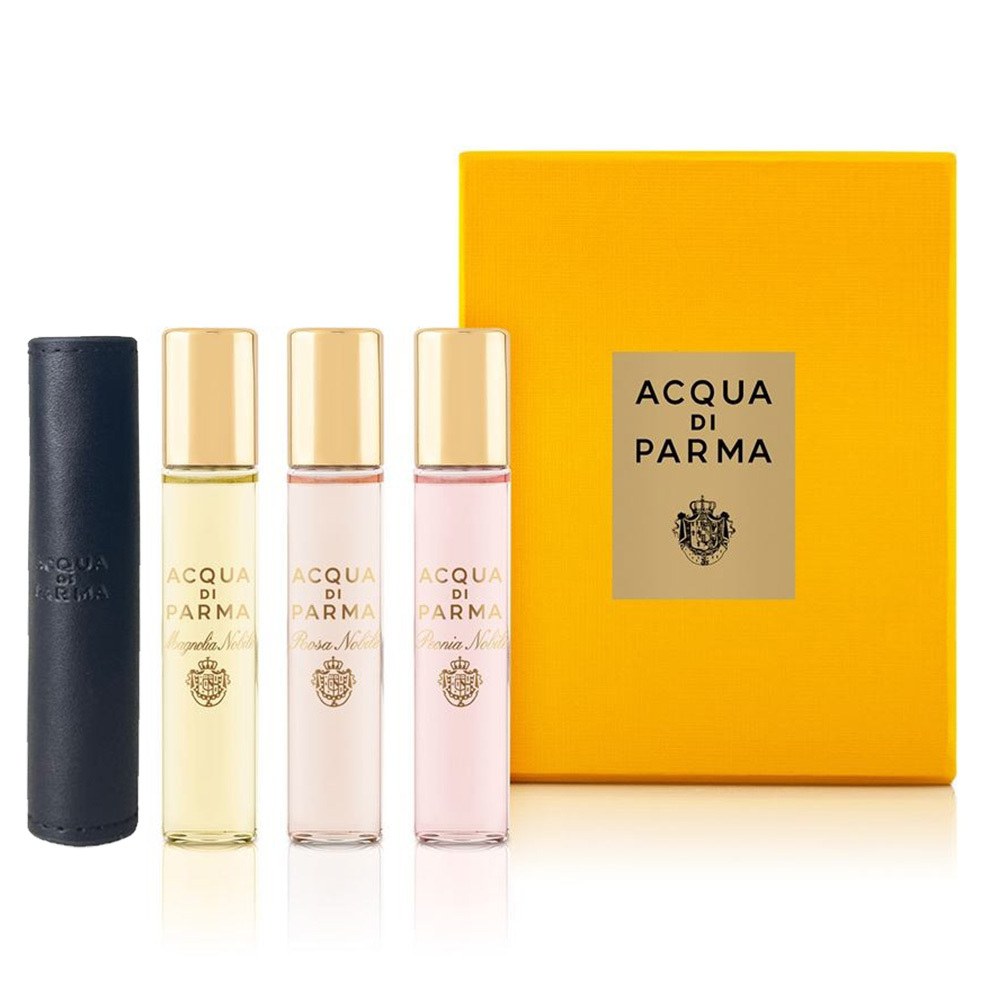 ACQUA DI PARMA 帕爾瑪之水 高貴香氛探索組 (高貴玫瑰/牡丹/木蘭淡香精) 12ml x 3入