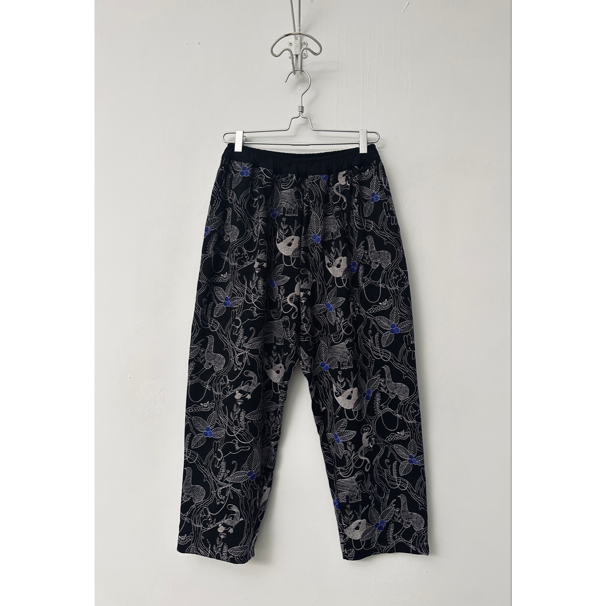 Marble SUD 動物刺繡褲