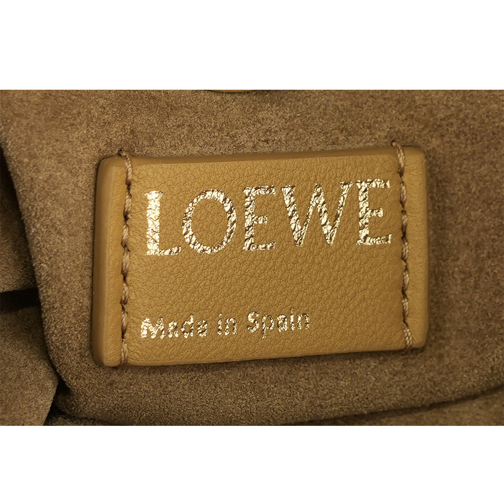 【LOEWE】Mini Flamenco 納帕小羊皮鏈帶二用包(撒哈拉棕) A914CBPX03 6715