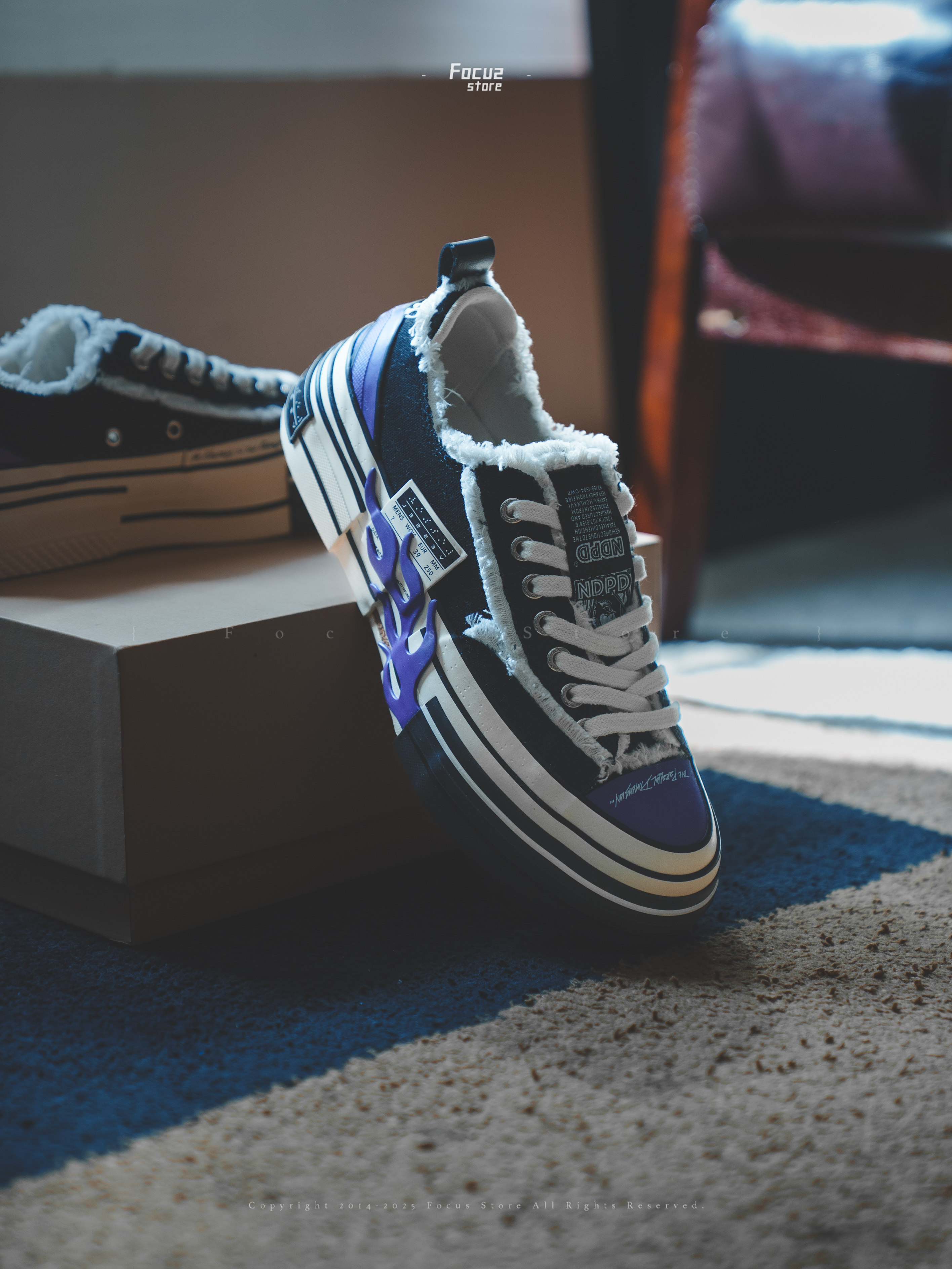 【Focus Store】預購 NDPD x Xvessel G.O.P Lows "Purple Flame" 紫色火焰 F24X67P
