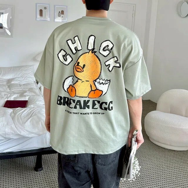 自訂款 CHICK蛋殼鴨塗鴉感短T IM80920