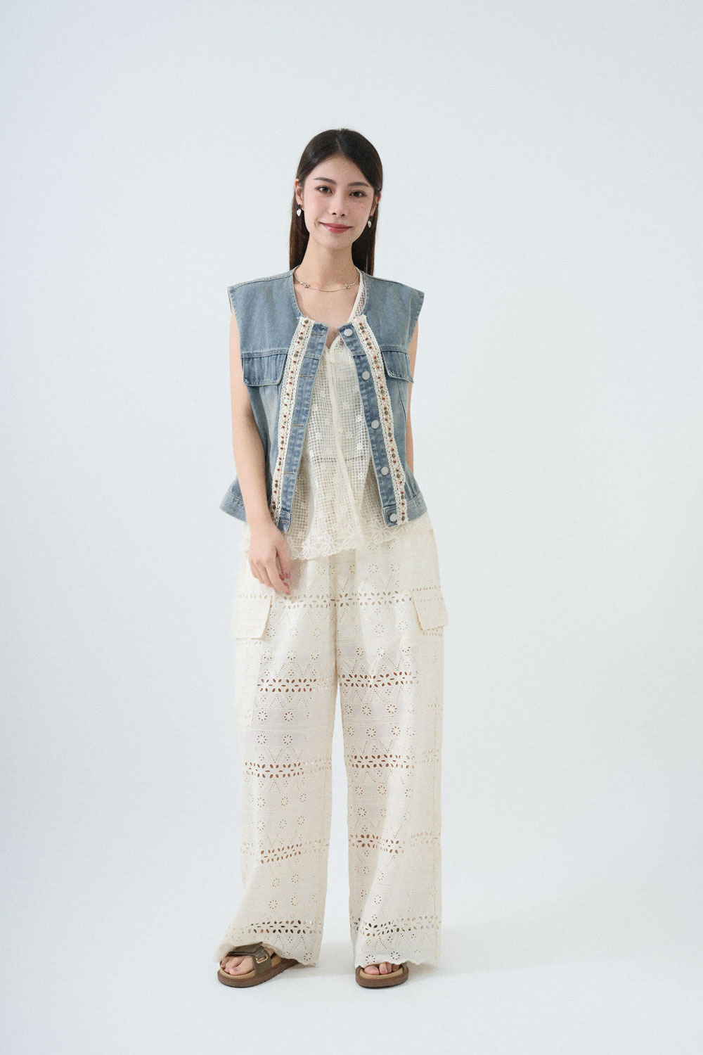 SS25_0119（背心外套＋上衣＋Bra Top＋長褲）