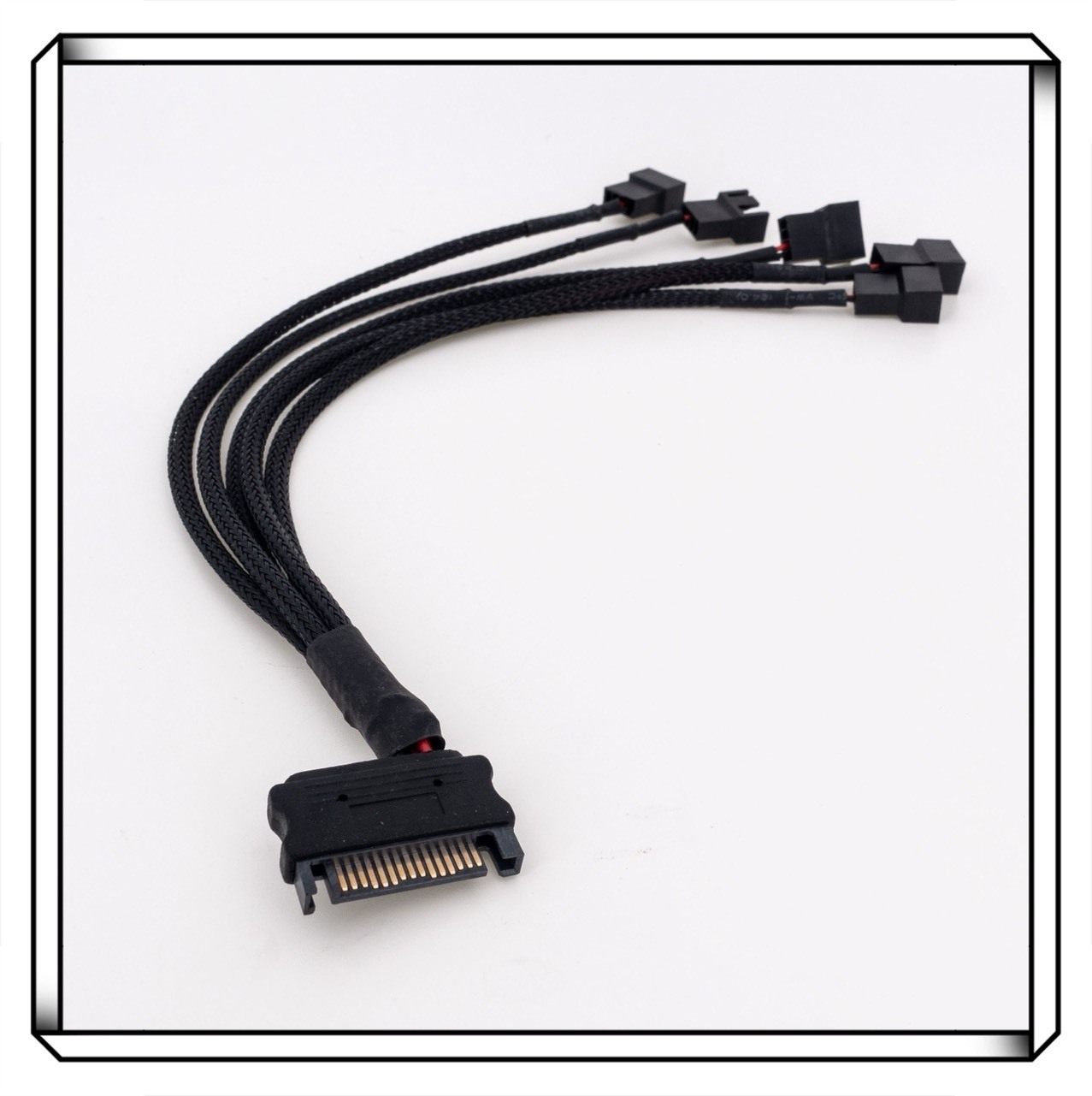 SATA 一分五 風扇轉接線 電腦主機 散熱風扇轉接