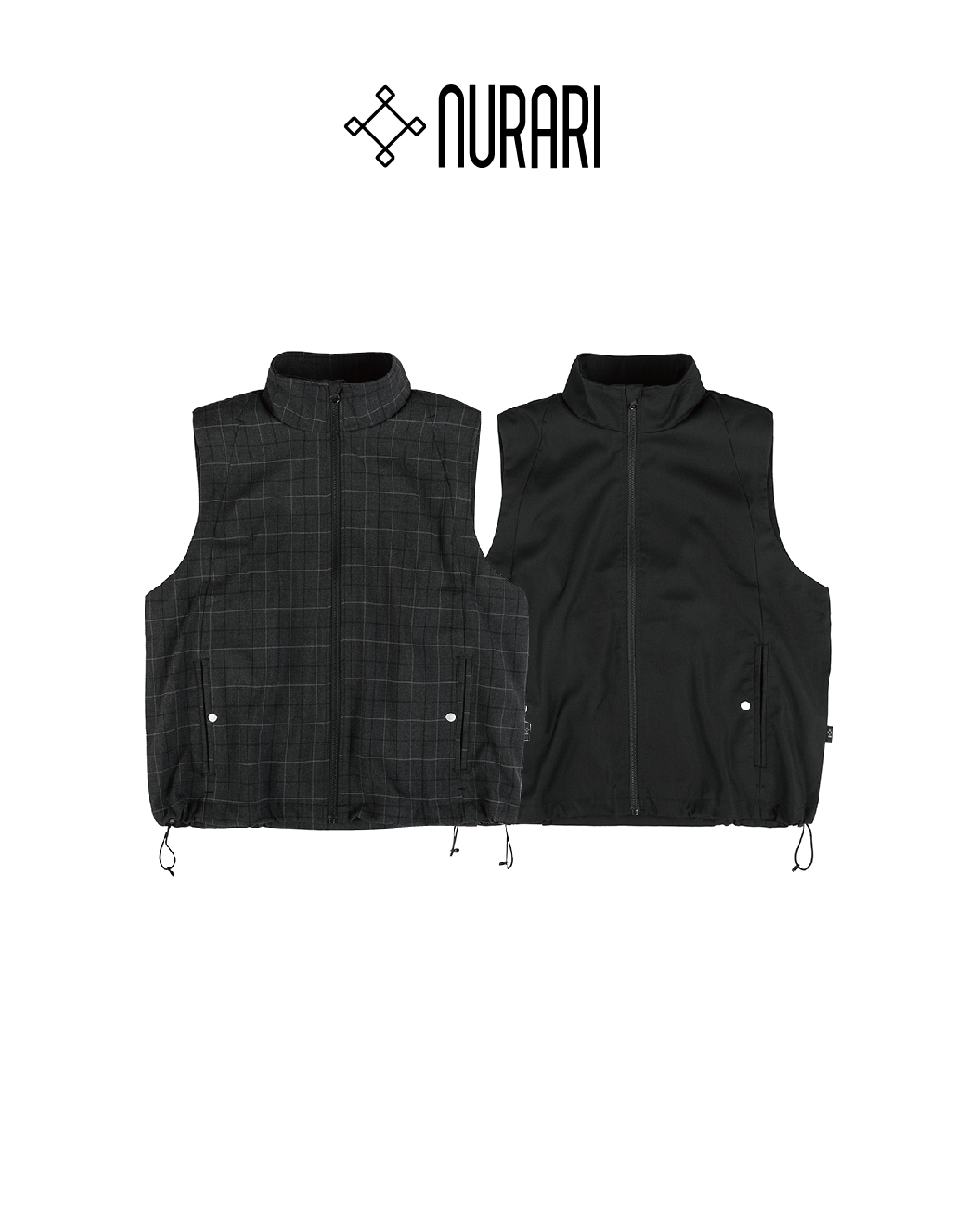 NURARI 戰術背心 格紋 黑/灰格 25 S/S 25+ Civ. Affluent Vest