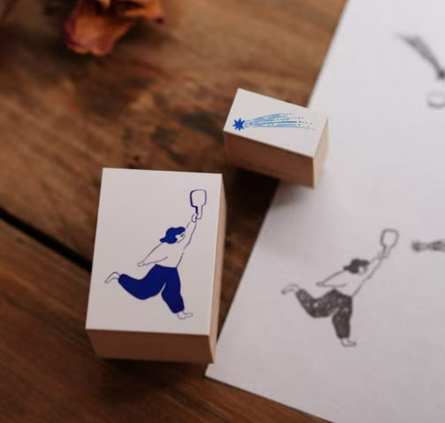 流星女孩B 木製印章｜森空 Mori Sora Handmade 臺灣