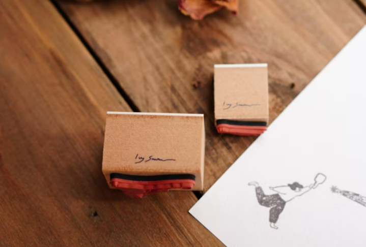 流星女孩B 木製印章｜森空 Mori Sora Handmade 臺灣