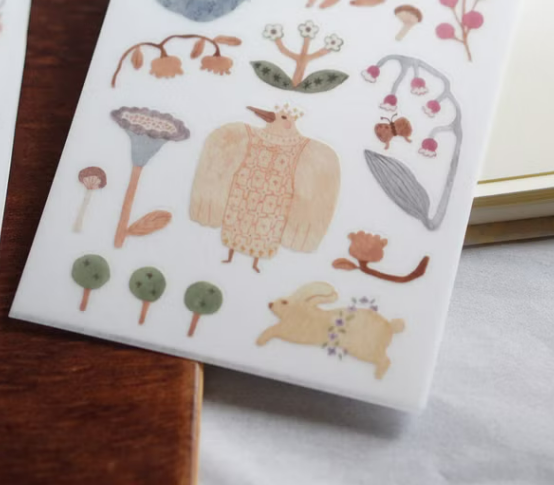 轉印貼 春綻 (2入)｜森空  Mori Sora Handmade 臺灣