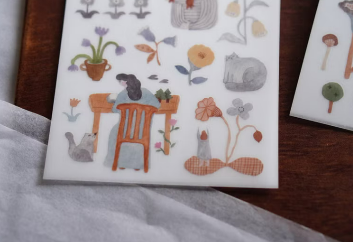 轉印貼 孤色調 (2入)｜森空  Mori Sora Handmade 臺灣