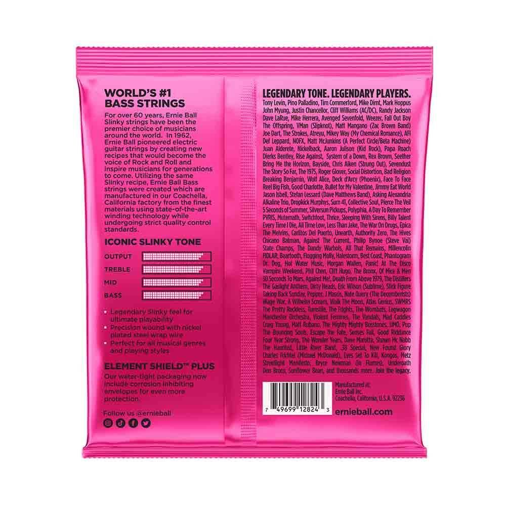 Ernie Ball Super Slinky 2824 鎳纏繞 電貝斯五弦套弦 40-125