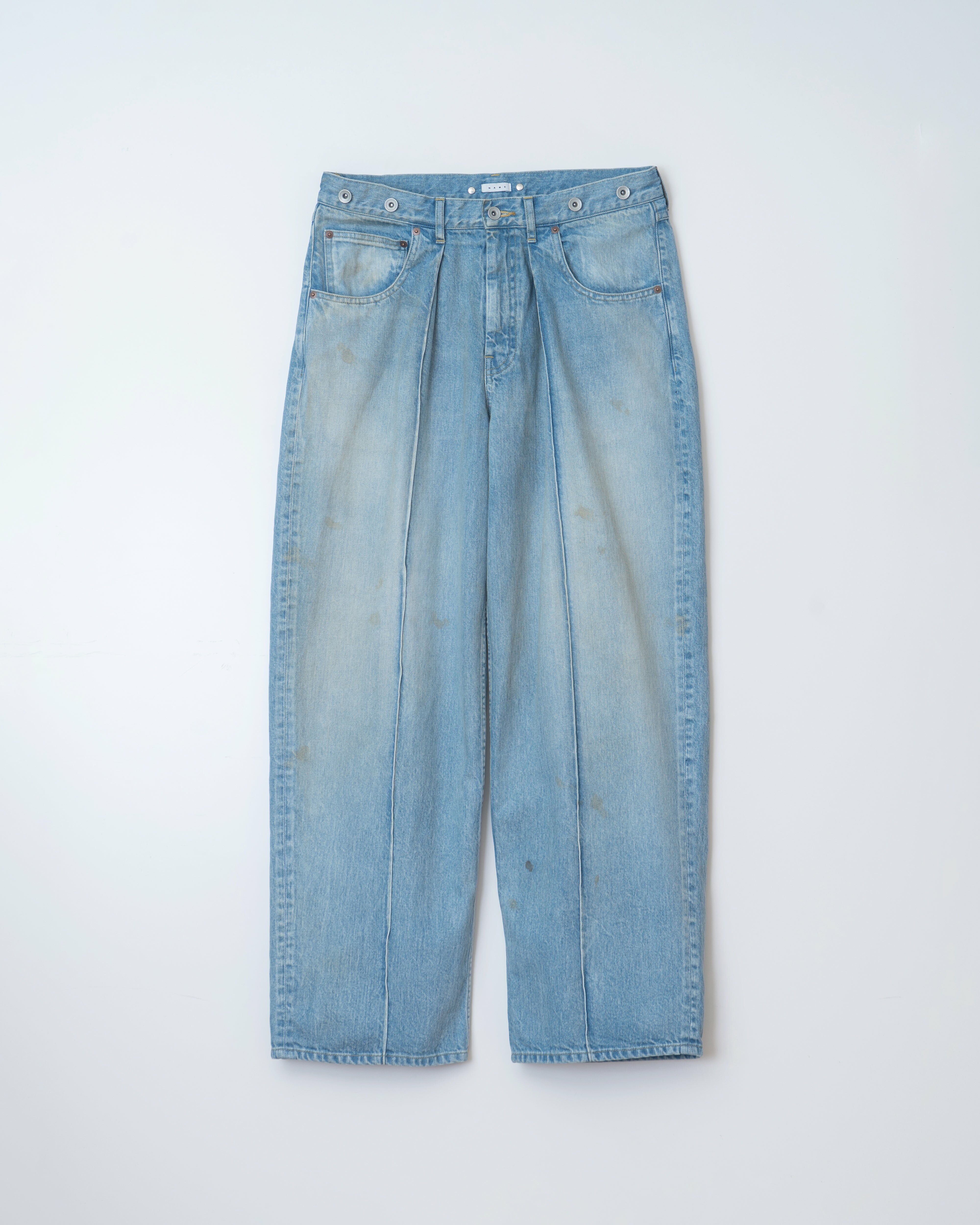 Name. - VINTAGE DENIM PINTUCK PANTS / 2COLORS