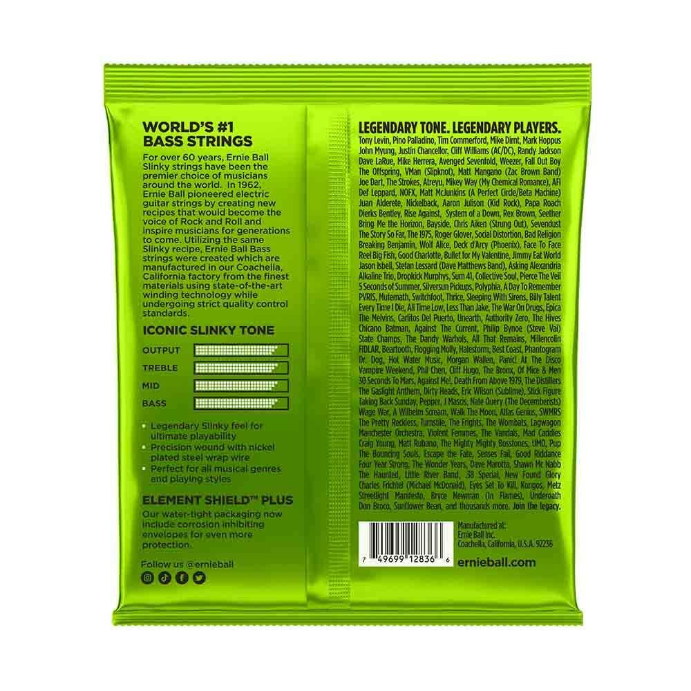 Ernie Ball Regular Slinky 2836 鎳纏繞 電貝斯五弦套弦 45-130