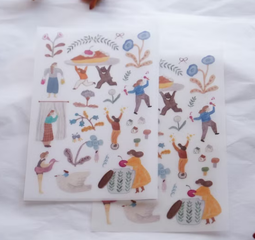 轉印貼 a lovely day (2入)｜森空  Mori Sora Handmade 臺灣