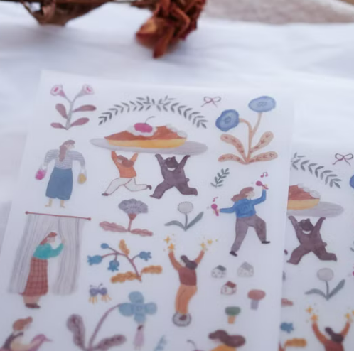 轉印貼 a lovely day (2入)｜森空  Mori Sora Handmade 臺灣