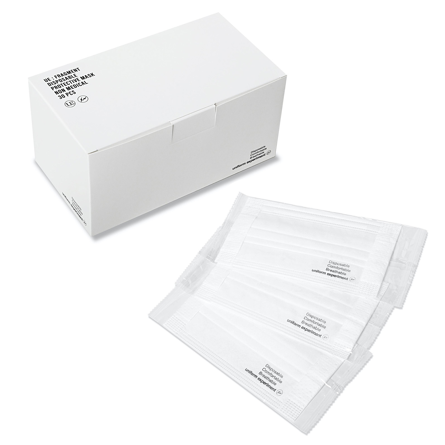 uniform experiment DISPOSABLE PROTECTIVE MASK SET (30 PCS) 非醫療用口罩